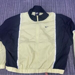Nike Black and Yellow Windbreaker Jacket